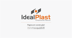 Desktop Screenshot of idealplast.ind.br