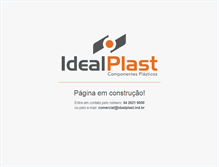 Tablet Screenshot of idealplast.ind.br